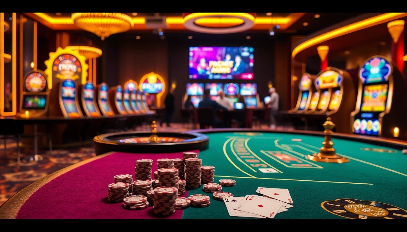 Vivez le frisson du casino en ligne argent réel avec des tables de poker vibrantes et des machines à sous lumineuses.