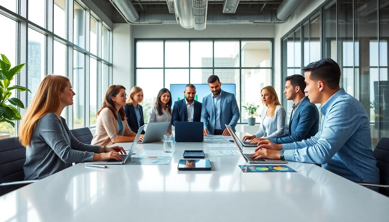 Tampa Business IT Partner collaborating in a modern office environment.