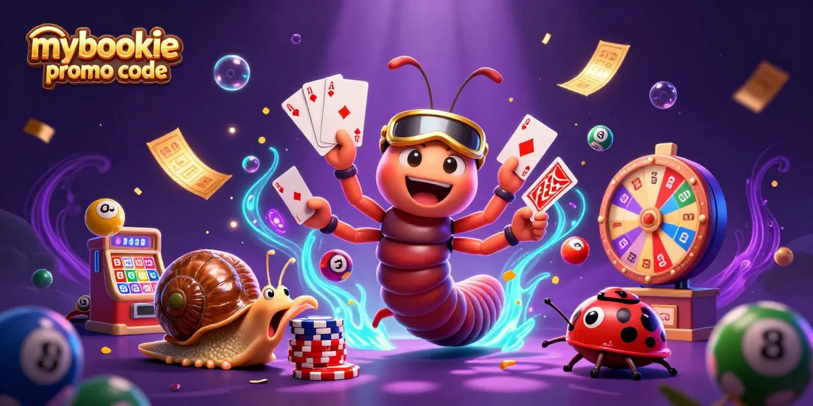 Spin to win with the mybookie promo code, featuring vibrant characters and dynamic game elements!