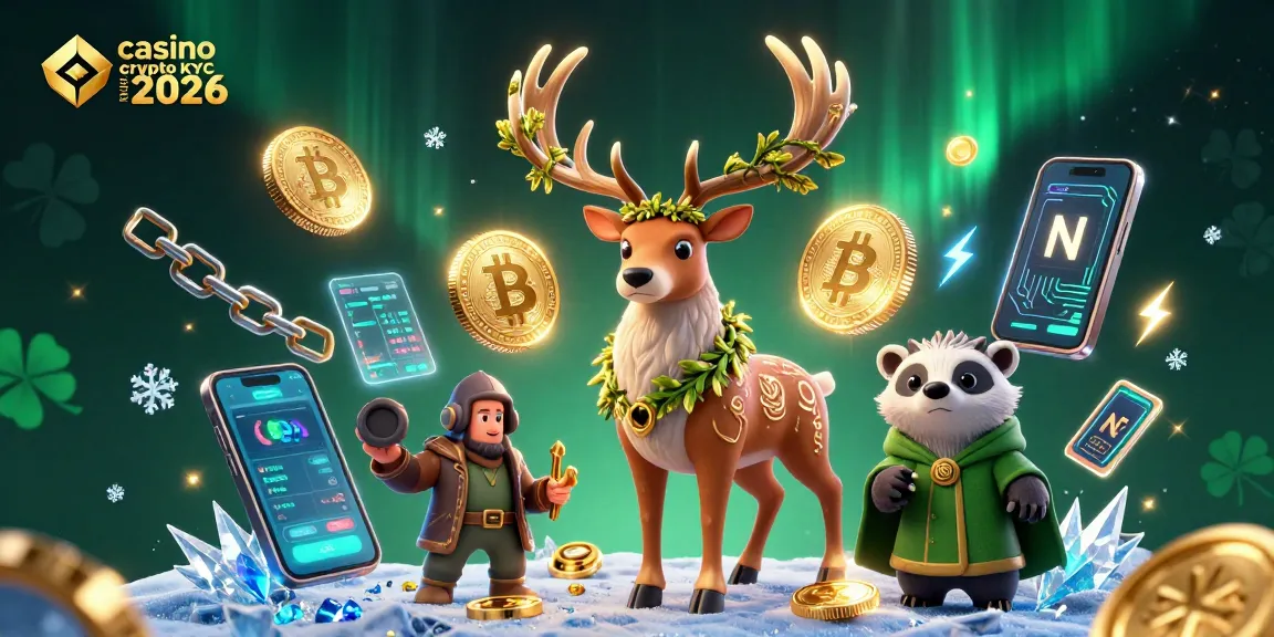Jouez avec casino crypto sans KYC 2026 dans un univers fantastique rempli de magie et de crypto-monnaies.