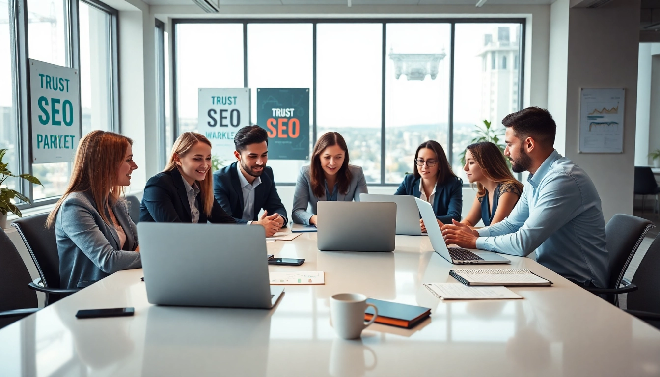 Boost your online presence with SEO Agency Clearwater's expert team in a collaborative workspace.