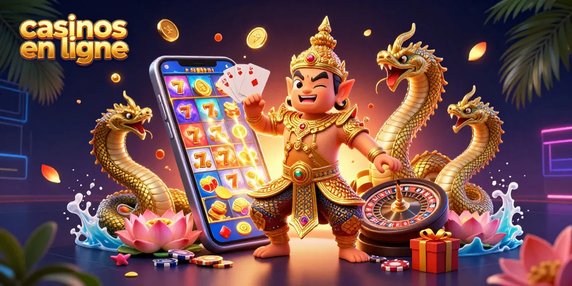Jouer aux casinos en ligne avec des personnages 3D animés, des jeux colorés et des éléments festifs.