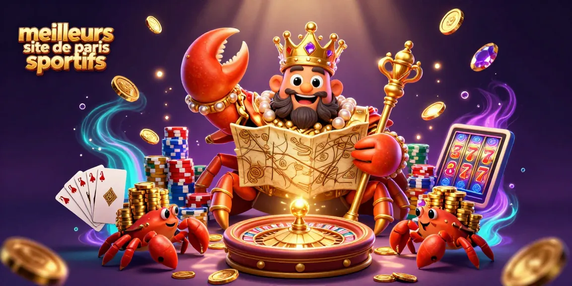 Découvrez le meilleur site de paris sportifs avec un crabe empereur et des éléments de jeu captivants.