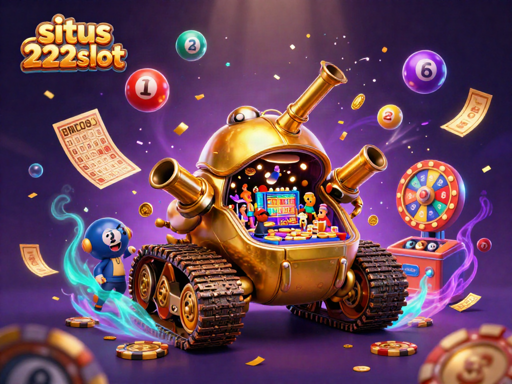 Menghadirkan pengalaman bermain di situs 222slot, tempat kasino mini di tank laba-laba emas dengan banyak elemen permainan.