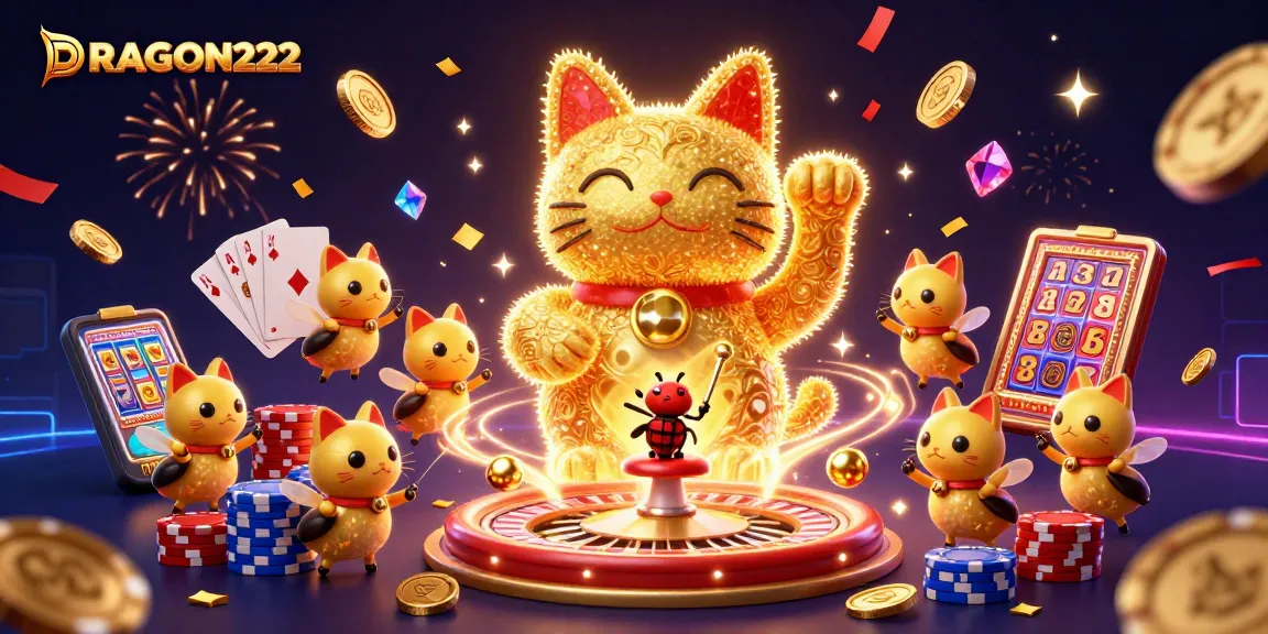 Play DRAGON222 to win big with vibrant casino-themed elements showcasing excitement and fun.