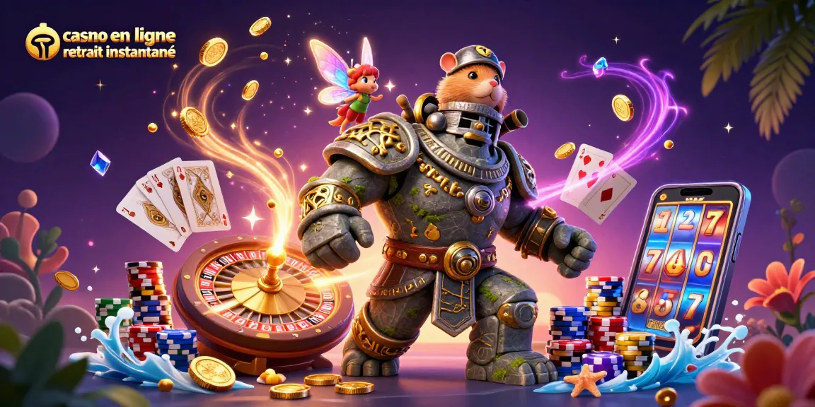 Retrouvez les gains rapidement avec le casino en ligne retrait instantané, une magie d'argent et de jeux.