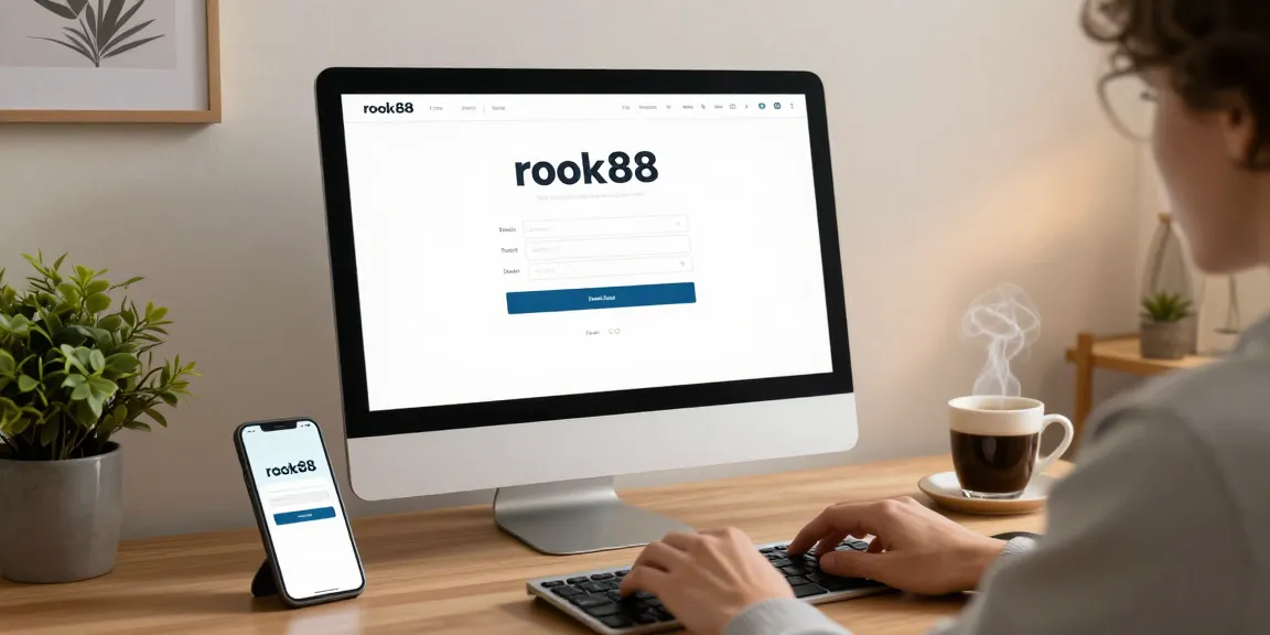 Access rokok88 login from a modern home office setup with a user-friendly interface.