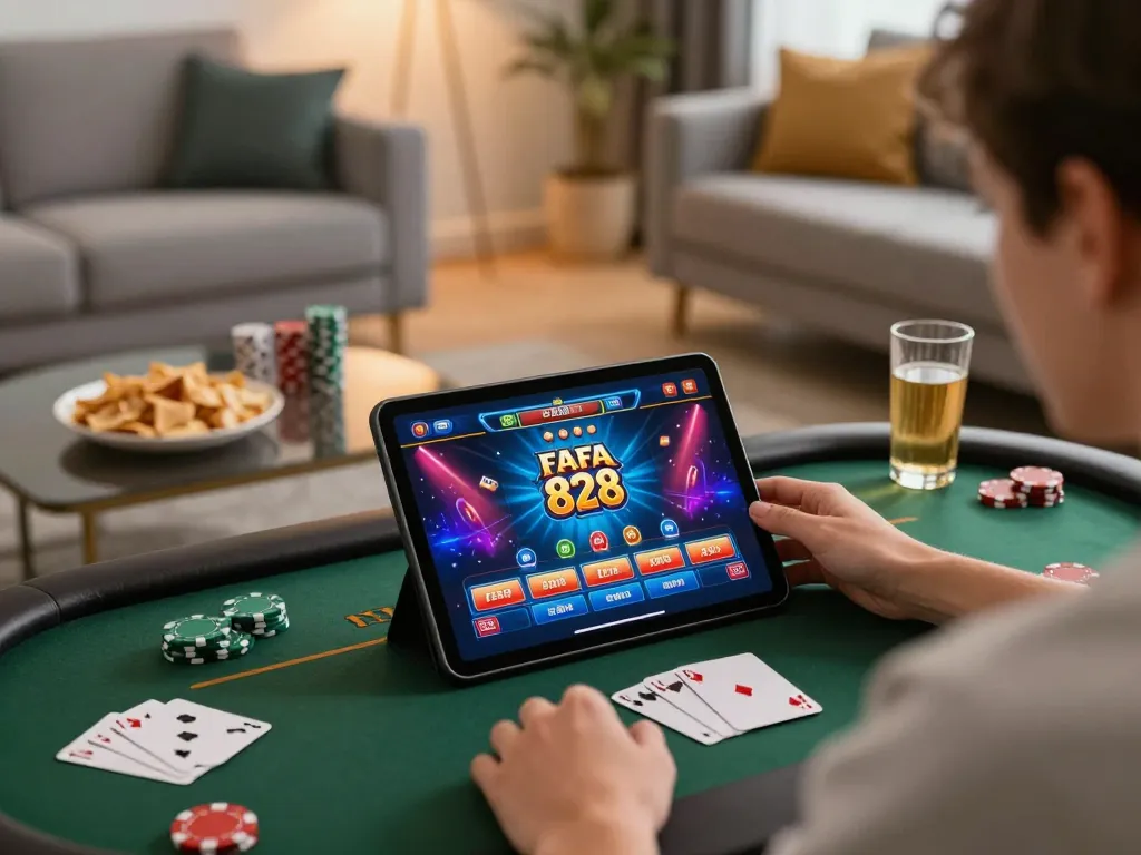 Engage with the FAFA 828 live dealer game showcasing immersive online gaming experience.