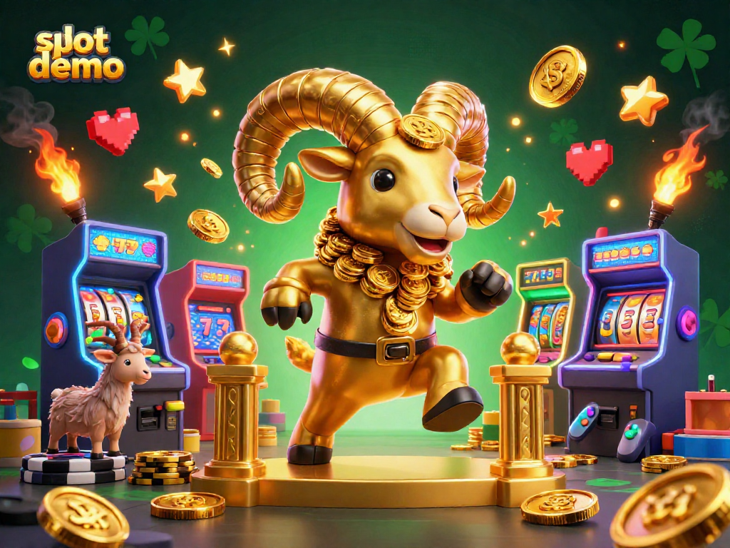 Mainkan slot demo dengan visual slot penuh keberuntungan dan jackpot di Gacor123