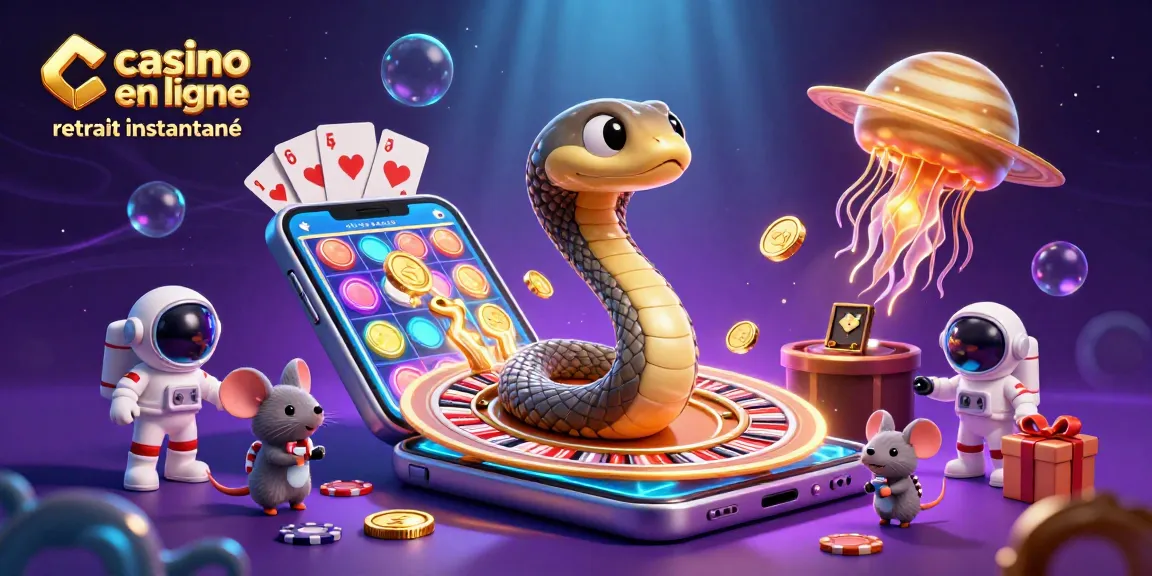 Actions de jeu engageantes au casino en ligne retrait instantané avec des personnages amusants.