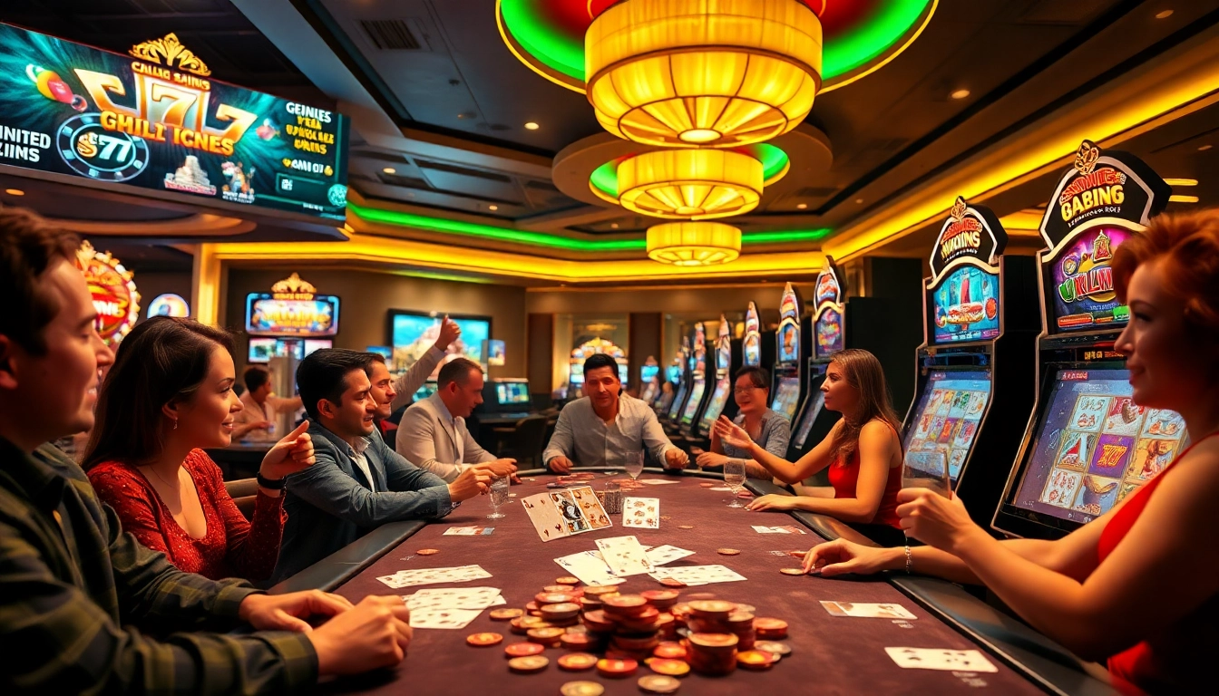 Experience the thrill of Canadian casinos online with vibrant gaming scenes and exciting players.