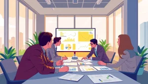 Collaborative analysis session showcasing Bid-No-Bid Analysis for optimal decision-making.