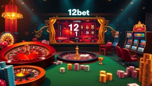 Engaging online gambling scene showcasing 12bet features and excitement with "ink vao 12bet".