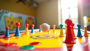 Gambarkan pengalaman dan keseruan situs plinko dengan balok warna-warni dan bola jatuh.