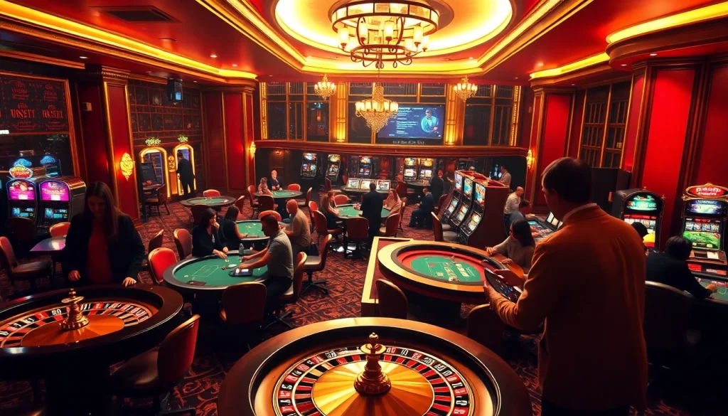 Players engaging in casino games with a focus on the hidden wiki for online resources.