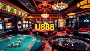 Experience the luxury of Nhà cái U888 with vibrant gaming tables and dynamic online gambling.