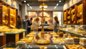 Acquista oro con fiducia in un negozio di compro oro elegante e accogliente.