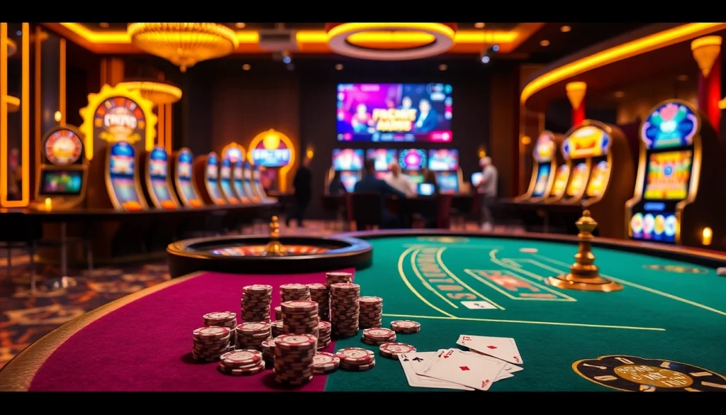 Vivez le frisson du casino en ligne argent réel avec des tables de poker vibrantes et des machines à sous lumineuses.