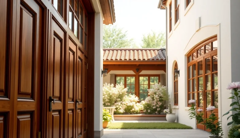 Showcasing a Historic Home Addition with intricately detailed doors and vintage windows.