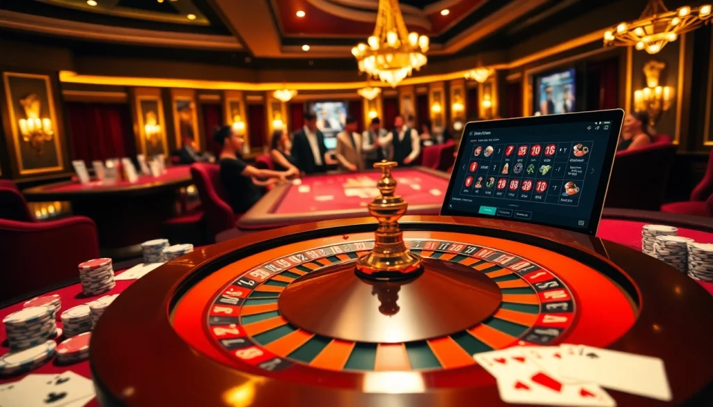 Ressentez l'excitation du casino en ligne argent réel avec des joueurs engagés dans des actions de jeu intenses.