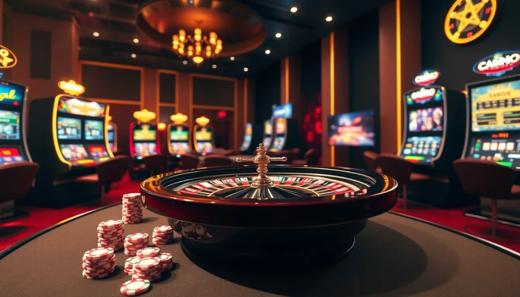 Vivez le frisson du casino en ligne argent réel avec des tables de roulette luxueuses et des machines à sous vibrantes.