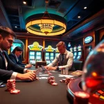 Participez à une action à enjeux élevés dans un casino en ligne argent réel avec des tables vibrantes, des cartes et des machines à sous éblouissantes.