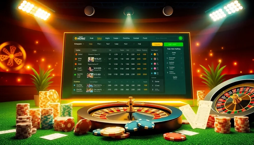 Situs bola online showing a modern betting interface with dynamic odds and football matches.