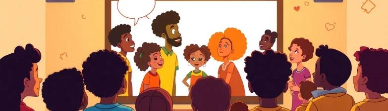 African American Cartoons bring joy and representation to children through vibrant animated scenes.