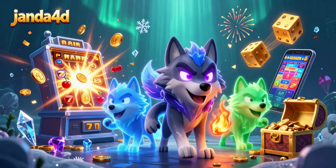 Janda4d menikmati jackpot besar dari mesin slot di ilustrasi kasino yang menakjubkan.